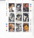 Stamps Russia -  ESTRELLAS DEL CINE 