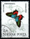 Stamps Hungary -  serie- Mariposas