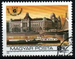 Sellos de Europa - Hungr�a -  serie- Hoteles de Budapest sobre el Danubio