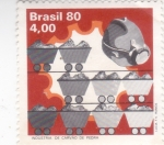 Stamps Brazil -  industria del carbón