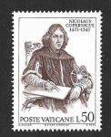 Sellos del Mundo : Europa : Vaticano : 538 - V Centenario del Nacimiento de Nicolás Copérnico