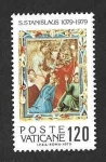 Stamps Vatican City -  648 - IX Centenario del Martirio de San Estanislao de Polonia