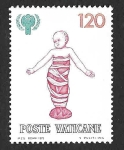 Stamps Vatican City -  665 - Año Internacional del Niño