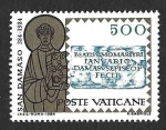 Stamps Vatican City -  750 - XVI Centenario de la Muerte del Papa San Dámaso