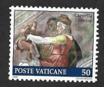 Sellos de Europa - Vaticano -  870 - Restauración de la Capilla Sixtina