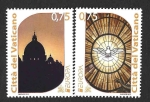Stamps Vatican City -  1501-1502 - Turismo. Visite El Vaticano