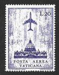 Sellos de Europa - Vaticano -  C47 - Correo Aéreo