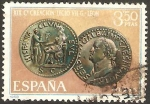 Sellos de Europa - Espa�a -  1873 - XIX centº de la legio VII gemina fundadora de león, moneda de galba