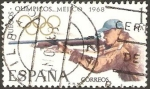 Sellos de Europa - Espa�a -  1885 - XIX Juegos Olímpicos Méjico 1968, tiro