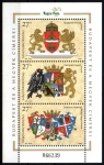 Stamps Hungary -  Escudos condados de Hungría