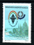 Stamps Hungary -  Reunión mundial dtres. aduanas