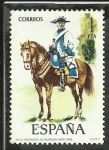 Stamps Spain -  Regimiento de montesa