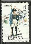 Stamps Spain -  Abanderado Real Cuerpo de Artilleria