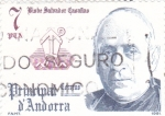 Stamps : Europe : Andorra :  Bisbe salvador Casañas