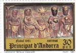 Stamps : Europe : Andorra :  NAVIDAD