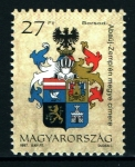 Stamps Hungary -  serie- Escudos condados de Hungría