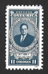 Stamps Costa Rica -  363 - Luis Alberto Monge Álvarez