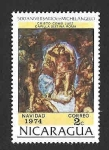 Sellos de America - Nicaragua -  955 - 500 Aniversario del Nacimiento de Michelangelo Buonarroti