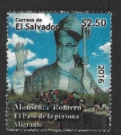Stamps : America : El_Salvador :  Yt1871 - Homenaje a Monseñor Óscar Romero
