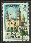 Stamps Spain -  La Catedral - Montevideo
