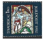 Stamps Sweden -  1423 - Vidrieras