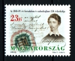 Stamps Hungary -  150 aniv. Revolución
