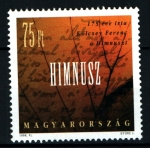 Stamps Hungary -  175 aniv. himno de Hungría