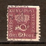 Stamps Sweden -  CUERNO  Y  CORONA