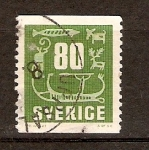 Stamps Sweden -  ESCULTURAS  TALLADAS  EN  ROCAS