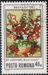 Stamps Romania -  SOLPHYLLEX 1979, Bucarest, boca de dragón común (Antirrhinum majus), pintura