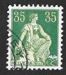 Stamps Switzerland -  135 - Helvetia