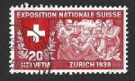 Stamps Switzerland -  251 - Exposición Filatélica Nacional. Zurich