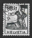 Stamps Switzerland -  273 - Guerrero Moribundo