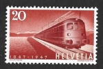 Sellos de Europa - Suiza -  310 - Centenario de la Inauguración del Primer Ferrocarril Suizo
