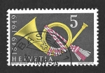Stamps Switzerland -  325 - Centenario del Establecimiento de la Federación Postal en Suiza