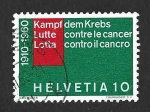 Stamps Switzerland -  378 - L Aniversario de la Liga Suiza Para el Control del Cáncer