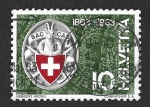 Stamps Switzerland -  423 - Centenario del Club Alpino Suizo