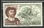 Stamps Spain -  Juan Sebastian Elcano