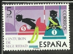 Stamps Spain -  Cinturon de seguridad