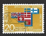 Stamps Switzerland -  481 - Asociación Europea de Libre Comercio (EFTA)