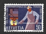 Stamps Switzerland -  509 - L Aniversario de la OIT