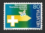 Stamps Switzerland -  631 - Rutas de Senderismo Suizas