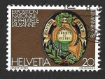 Stamps Switzerland -  652 - Armas del Cantón de Vaud
