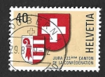 Stamps Switzerland -  666 - Admisión del Cantón de Jura
