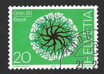 Sellos de Europa - Suiza -  681 - Exposición Green '80 de Horticultura y Jardinería Suizas