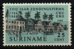 Stamps Suriname -  serie- Bicentenario casa misioneros evangelistas