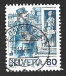 Stamps Switzerland -  789 - Transporte de Correos
