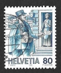 Stamps Switzerland -  789 - Transporte de Correos