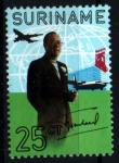 Stamps Suriname -  60 aniv. nacim. principe Bemhard