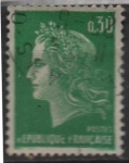 Stamps France -  Mariane